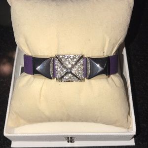 Juicy couture purple studded bracelet